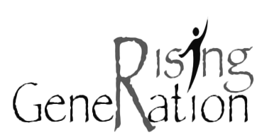Logo Rising escala grises